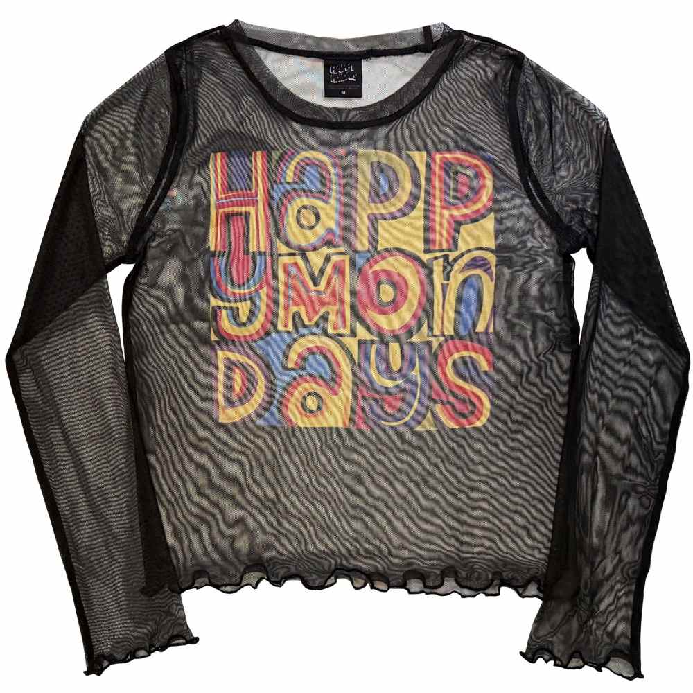 Happy Mondays - Greatest Hits Crop top - Black